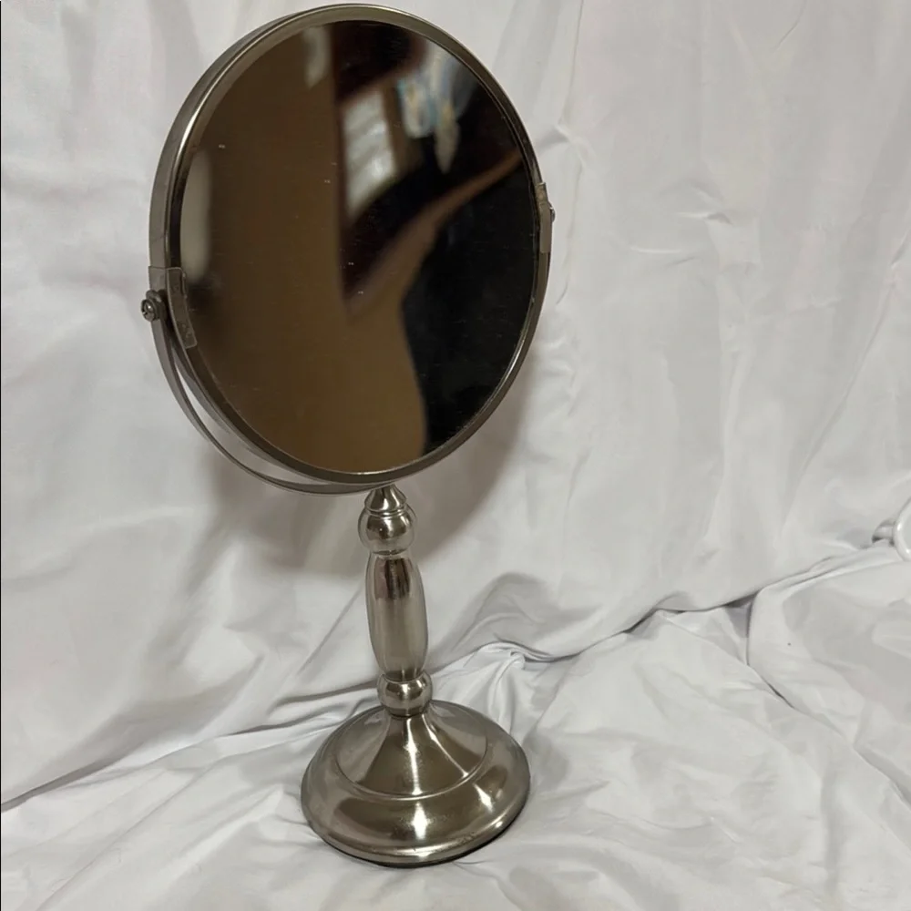 Elegant Silver Vanity Mirror